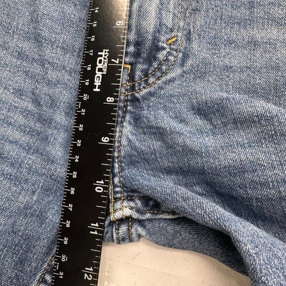 Levis Mens 502 Regular Taper Jeans W32 L31 Blue Denim Classic Vintage Relaxed - Picture 8 of 11